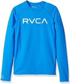 img 1 attached to Рашгард RVCA для мальчиков с длинным рукавом