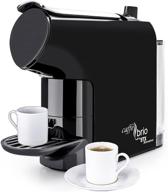 кофеварка для эспрессо, совместимая с капсулами nespresso originalline - caffé brio stx-6000-cb: выдача по vtc, автоматическая выпадающая конструкция капсулы, заварка за 30 секунд, режим экономии энергии. логотип