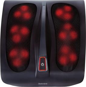 img 4 attached to 🦶 Relieve Plantar Fasciitis and Neuropathy pain with our Electric Foot Massager - 18 Rotating Shiatsu Heads & Soothing Heat for Effective Deep Kneading Therapy