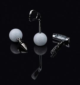 img 1 attached to Golfing Gizmos Wine Accessories Kit: The Perfect Golf Gifts for Women & Men!