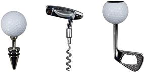 img 4 attached to Golfing Gizmos Wine Accessories Kit: The Perfect Golf Gifts for Women & Men!