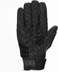 img 1 attached to 🧤 Premium Steel Reinforced Brass Knuckle Motorcycle Safety Gloves for Xtreme Powersports Racing