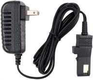 12v charger for fisher-price gray battery power wheels and orange top battery supply cord by hzpowen logo