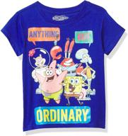 👕 spongebob squarepants boys' short sleeve t-shirt - clothing logo