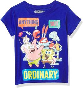 img 2 attached to 👕 SpongeBob SquarePants Boys' Short Sleeve T-Shirt - Clothing