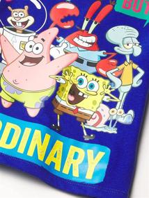 img 1 attached to 👕 SpongeBob SquarePants Boys' Short Sleeve T-Shirt - Clothing