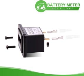 img 3 attached to 🔋 HUSUKU 48V LED Battery Indicator - 48 Volt Battery Meter Gauge for Golf Cart Club Car EZGO Yamaha with Digital Voltmeter