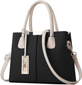img 4 attached to CHICAROUSAL Handbags Leather Crossbody Shoulder Women's Handbags & Wallets in Totes
