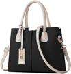 chicarousal handbags leather crossbody shoulder women's handbags & wallets in totes logo
