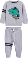 little toddlers sleeve pants piece logo