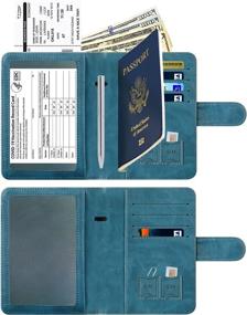img 2 attached to 🛂 Travel Accessories: Passport Wallet with Blocking Technology for Passport Covers