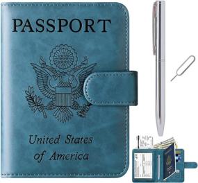 img 4 attached to 🛂 Travel Accessories: Passport Wallet with Blocking Technology for Passport Covers