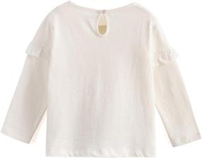 img 3 attached to Aimama Newborn Toddler Clothes Crewneck Girls' Clothing