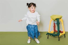 img 1 attached to Aimama Newborn Toddler Clothes Crewneck Girls' Clothing