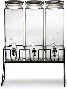 img 1 attached to 🥤 Enhanced Triple Yorkshire Beverage Dispensers by Circleware