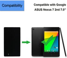 img 1 attached to 📱 Enhanced LCD Touch Screen Replacement with Frame for Google Nexus 7 Tablet 2013 Asus ME571K Gen 2nd Frame WiFi Version + Essential Tools