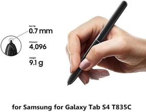 img 3 attached to 🖊️ Tab S4 Touch Screen S Pen - Black: Active Stylus Pen Nib Tip for Capacitive Touch Screens