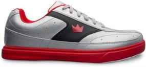 img 1 attached to Men's Brunswick Fuze Bowling Shoes - White/Red