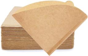 img 4 attached to YQL V60 Cone Coffee Filters: 200 Count Natural Unbleached, Disposable Paper Filters for Drip Coffee Dripper (Size02, 2-6 Cup)