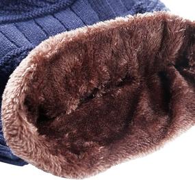 img 1 attached to 🧢 Stay Warm and Stylish with HINDAWI Winter Beanie: Windproof Slouchy Boys' Accessories for Cold Weather