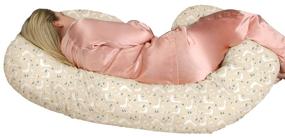 img 2 attached to Leachco Snoogle Chic: Birds/Blue Leaf Pregnancy Pillow –Ultimate Comfort with Easy Zippered Cover