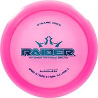 🥏 durable and high-flying dynamic discs lucid raider disc golf driver, 170g plus, for maximum distance and fun! (stamp color varies) логотип