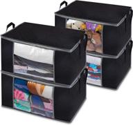 👚 regal bazaar clothes storage bag: organize your wardrobe with four extra-large compartments логотип