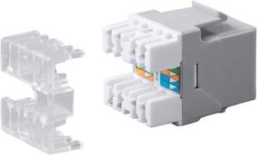 img 2 attached to 🔌 Monoprice Cat6 RJ-45 180-Degree Keystone Dual IDC Industrial Electrical Punch Down