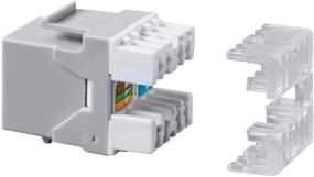 img 3 attached to 🔌 Monoprice Cat6 RJ-45 180-Degree Keystone Dual IDC Industrial Electrical Punch Down