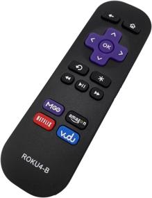 img 2 attached to 💡 Улучшенный заменитель пульта USARMT для Roku 1, Roku 2, Roku 3 и Roku 4 (HD, LT, XS, XD, XDS) с функционалом приложений M-GO/ Amazon/ Netflix/ Vudu. Несовместимо с Roku Stick и Roku TV!