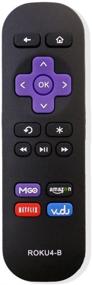 img 3 attached to 💡 Улучшенный заменитель пульта USARMT для Roku 1, Roku 2, Roku 3 и Roku 4 (HD, LT, XS, XD, XDS) с функционалом приложений M-GO/ Amazon/ Netflix/ Vudu. Несовместимо с Roku Stick и Roku TV!