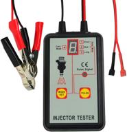 enhance vehicle performance with 12v 4 pulse modes automotive fuel injector tester: handheld car diagnostic scan testing tool for efficient fuel pressure system evaluation, identify individual stuck/leaking/burnt-out problems logo