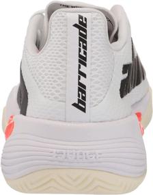 img 2 attached to 🏸 Adidas Barricade Racquetball White Black Men's Shoes: Performance meets Style