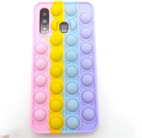 img 3 attached to 📱 Cute Sensory Push Pop Bubble 3D Fidget Toys Phone Case for Samsung Galaxy S21 (6.2"), Perfect Stress-Relief Cover for Teen Girls, Women, Boys, and Kids