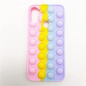 img 1 attached to 📱 Cute Sensory Push Pop Bubble 3D Fidget Toys Phone Case for Samsung Galaxy S21 (6.2"), Perfect Stress-Relief Cover for Teen Girls, Women, Boys, and Kids