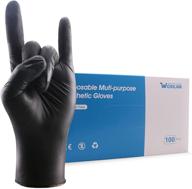 disposable synthetic nitrile gloves by wostar logo