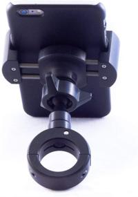 img 2 attached to Techmount 4-30912-B-TECHGRIPPER: ездите безопасно с устройством для крепления смартфона и GPS на универсальное мотоциклетное рулевое колесо, сделанное в США, в черном цвете.