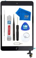 🖥️ mmobiel ipad mini 1/2 digitizer - 7.9 inch black touchscreen front display with ic chip, tool kit included logo