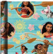 🎁 moana themed gift wrap - 20 sq ft. roll for seamless seo logo