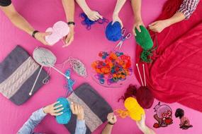img 3 attached to 🧶 Meikeer 150-штуковые маркеры для вязания и вязания Crochet Locking Stitch Needle Clip Counter в 10 различных цветах (цвет отправляется случайным образом)