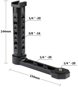 img 3 attached to Enhance your Gimbal Experience with CAMVATE Universal L Bracket Handle Gimbal Accessories for RoninS/Zhiyun Crane Series