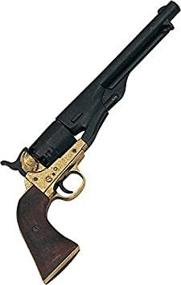 img 1 attached to 🔫 Denix M1861 Navy Issue Brass Revolver - Authentic Non-Firing Replica for Collectors and Historical Enthusiasts