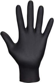 img 1 attached to SAS Safety Nitrile Disposable Gloves Household Supplies for Cleaning Tools