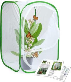 img 1 attached to 🦋 Experience the Natural Wonder with RESTCLOUD 3 Pack Butterfly Habitat Terrarium