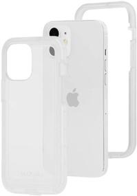 img 1 attached to 📱 CASE-MATE PELICAN Voyager Series iPhone 12 and iPhone 12 Pro Case - Military Drop Protection - Holster - 6.1 inch - Clear