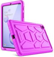 🐢 poetic turtleskin series silicone case cover for samsung galaxy tab a 8.4 2020 tablet sm-t307 - heavy duty shockproof & kids friendly protection (purple) logo