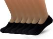 athletic socks wicking antibacterial black 6 logo