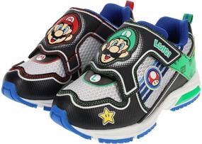 img 4 attached to 🕹️ Super Mario Brothers Sneaker Trainer Boys' Shoes: Level-up Your Style with Nintendo-Inspired Footwear