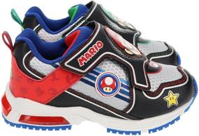 img 3 attached to 🕹️ Super Mario Brothers Sneaker Trainer Boys' Shoes: Level-up Your Style with Nintendo-Inspired Footwear