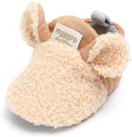 🐘 sakuracan newborn baby elephant slippers booties for boys - shoes logo